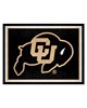 Fan Mats  LLC Colorado Buffaloes 8x10 Rug Black