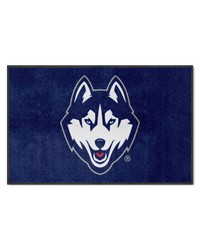 Connecticut Huskies 4x6 Logo Mat Landscape by   