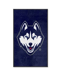 Connecticut Huskies 3x5 Logo Mat Portrait by   