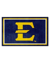 East Tennessee Buccaneers 4x6 Rug by   