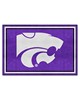 Fan Mats  LLC Kansas State Wildcats 5x8 Rug Purple