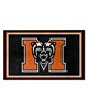 Fan Mats  LLC Mercer Bears 4x6 Rug Black