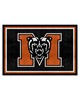 Fan Mats  LLC Mercer Bears 5x8 Rug Black