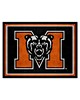 Fan Mats  LLC Mercer Bears 8x10 Rug Black