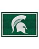 Fan Mats  LLC Michigan State Spartans 5x8 Rug Green