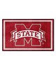 Fan Mats  LLC Mississippi State Bulldogs 4x6 Rug Maroon