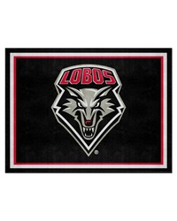 New Mexico Lobos 8x10 Rug by   