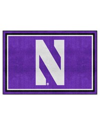 Northwestern Wildcats 5x8 Rug by   