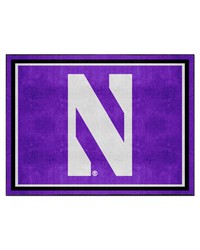 Northwestern Wildcats 8x10 Rug by   