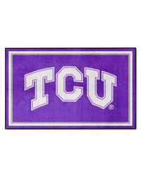 TCU Horned Frogs 4x6 Rug by   