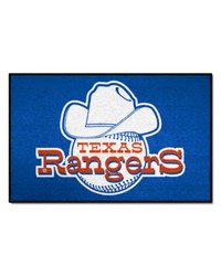 Texas Rangers Starter Mat Retro by   