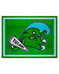 Tulane Green Wave 8x10 Rug by   