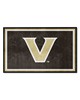 Fan Mats  LLC Vanderbilt Commodores 4x6 Rug Black