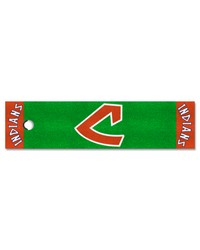 Cleveland Indians Putting Green Mat Retro by   