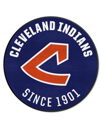 Cleveland Indians Roundel Mat Retro by   