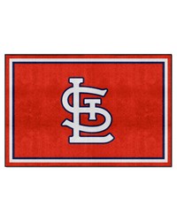 St. Louis Cardinals 5x8 Rug by   