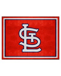 St. Louis Cardinals 8x10 Rug by   