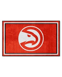 Atlanta Hawks 4x6 Rug by   