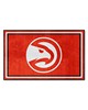 Fan Mats  LLC Atlanta Hawks 4x6 Rug Red