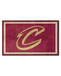 Cleveland Cavaliers 4x6 Rug by   