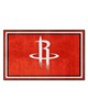 Fan Mats  LLC Houston Rockets 4x6 Rug Red