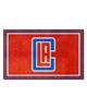 Fan Mats  LLC Los Angeles Clippers 4x6 Rug Red