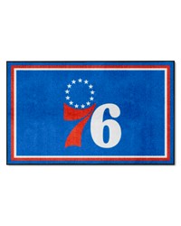 Philadelphia 76ers 4x6 Rug by   