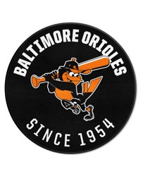 Baltimore Orioles Roundel Mat Retro by   