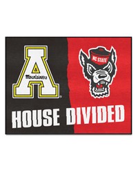 House Divided NC State / Appalachian State House Divided Mat by   