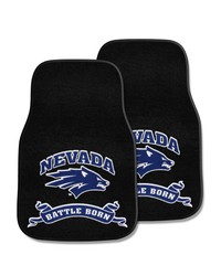 Nevada Wolfpack 2-pc Carpet Car Mat Set by   