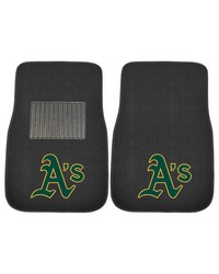 Oakland Athletics 2-pc Embroidered Car Mat Set by   