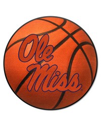 Ole Miss Rebels Basketball Mat by   