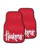 Fan Mats  LLC Nebraska Cornhuskers 2-pc Carpet Car Mat Set Red