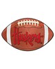 Fan Mats  LLC Nebraska Cornhuskers Football Mat Brown