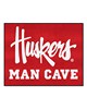 Fan Mats  LLC Nebraska Cornhuskers All-Star Mat Man Cave Red