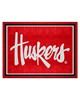 Fan Mats  LLC Nebraska Cornhuskers 8x10 Rug Red