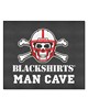 Fan Mats  LLC Nebraska Cornhuskers Tailgater Mat Man Cave Black