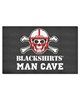 Fan Mats  LLC Nebraska Cornhuskers Ulti-Mat Man Cave Black