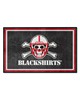 Fan Mats  LLC Nebraska Cornhuskers 4x6 Rug Black