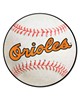 Fan Mats  LLC Baltimore Orioles Baseball Mat Retro White