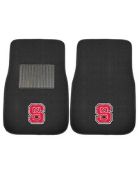 NC State Wolfpack 2-pc Embroidered Car Mat Set by   