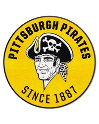 Pittsburgh Pirates Roundel Mat Retro by   