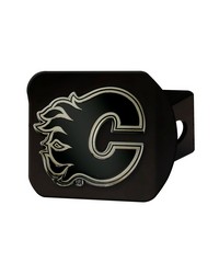 Calgary Flames Hitch Cover Black by   