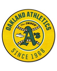 Oakland Athletics Roundel Mat Retro by   