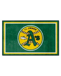 Oakland Athletics 4x6 Rug Retro by   