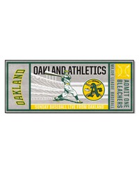 Oakland Athletics Ticket Runner Retro by   