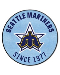 Seattle Mariners Roundel Mat Retro by   