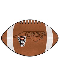 NC State Wolfpack Football Mat Southern Style by   