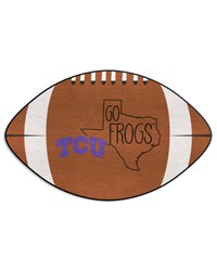 TCU Horned Frogs Football Mat Southern Style by   