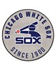 Fan Mats  LLC Chicago White Sox Roundel Mat Retro Gray